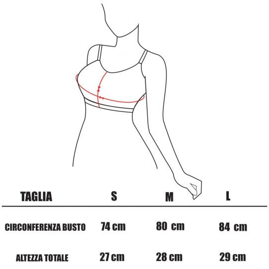 GLADIUS VIÉS STRIPS BRA