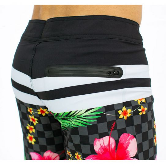 PANTALONCINI GLADIUS "NERO FLOREALE"