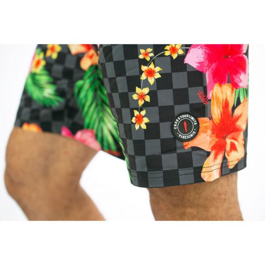 PANTALONCINI GLADIUS "NERO FLOREALE"