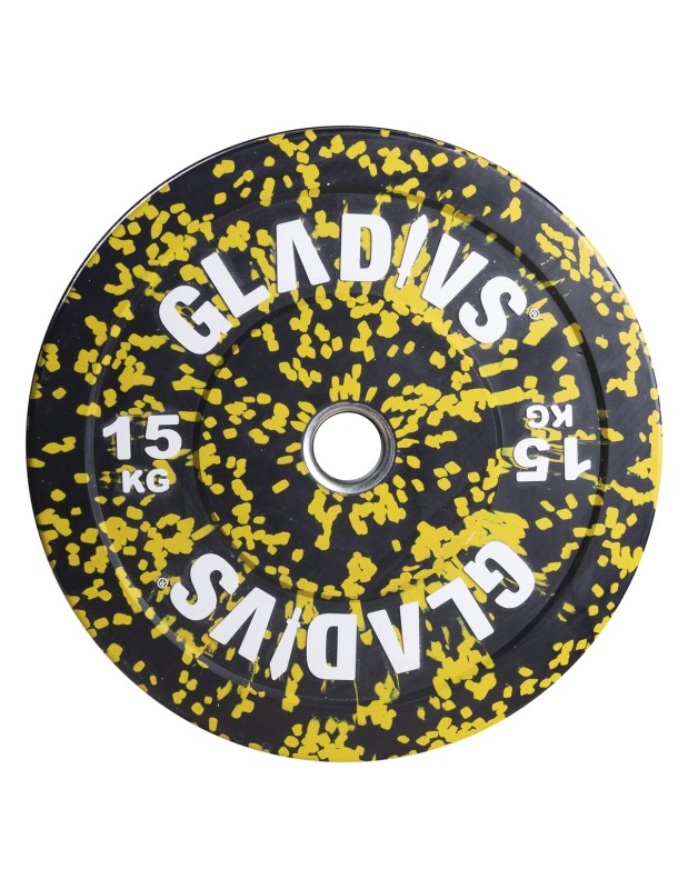 DISCO HI-IMPACT BUMPER PLATE 15KG | Gladius