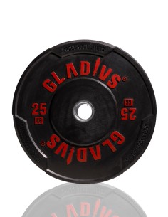 DISCO BUMPER PLATE BLACK 25KG | Gladius Europe