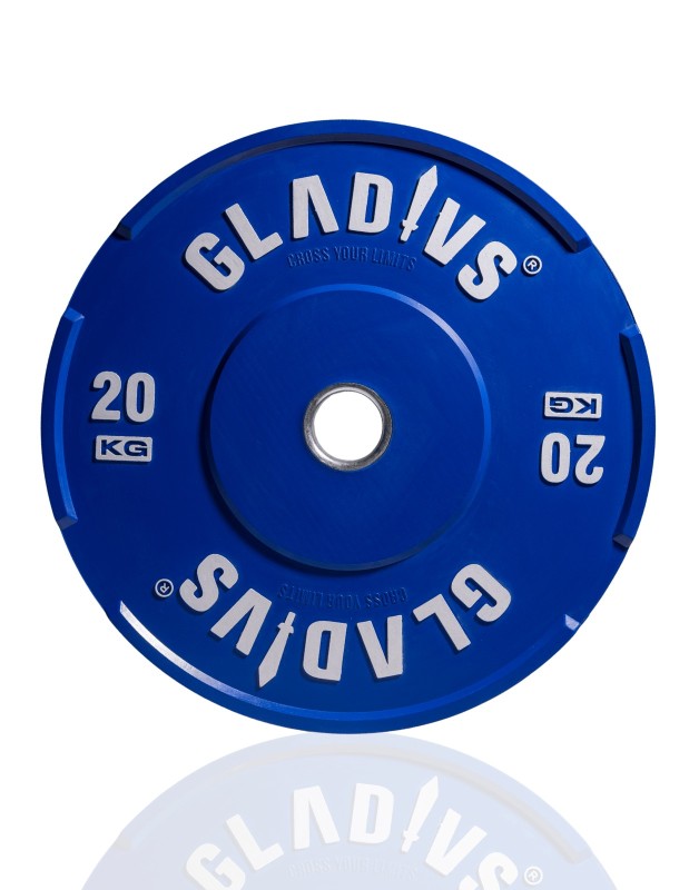 DISCO BUMPER PLATE COLOR 20KG | Gladius Europe