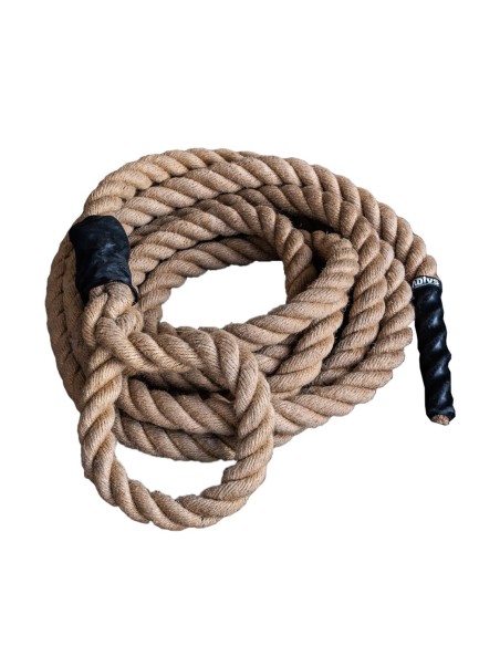 FUNE D'ARRAMPICATA IN CANAPA CON ANCORAGGIO A STROZZO 6M x 38 MM
