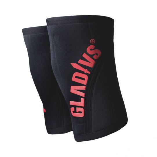 KNEE SLEEVE 7 mm RED LOGO