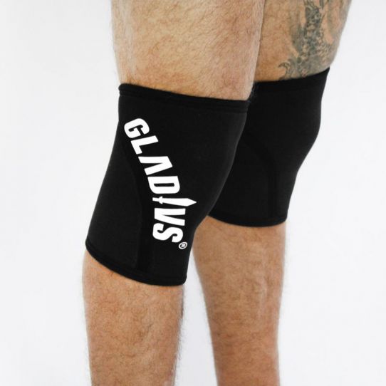 KNEE SLEEVE 7 mm WHITE LOGO